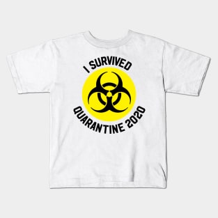 I Survived Quarantine 2020 Design/Artwork Kids T-Shirt